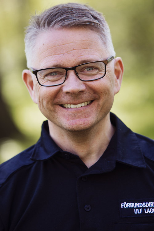Porträttbild av Ulf Lago, Förbundsdirektör Räddningstjänsten Östra Götaland