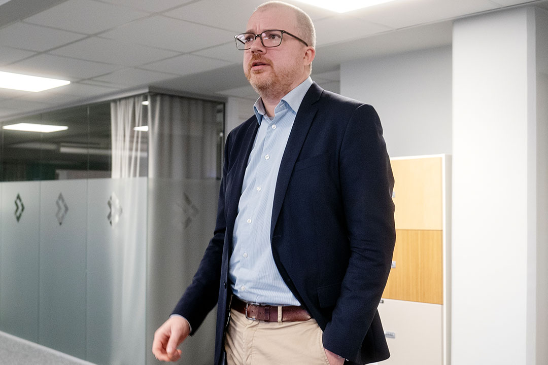 Porträttbild på Richard Aruhn, analyschef på SOS Alarm