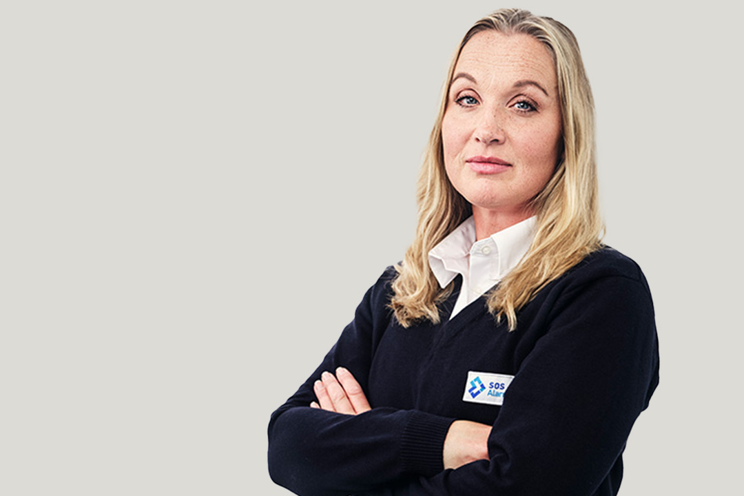 Porträttbild på Camilla Nylén, verksamhetschef vård på SOS Alarm